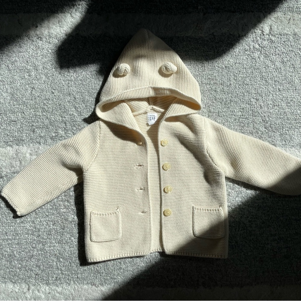 Baby Gap Bear Sweater Jacket